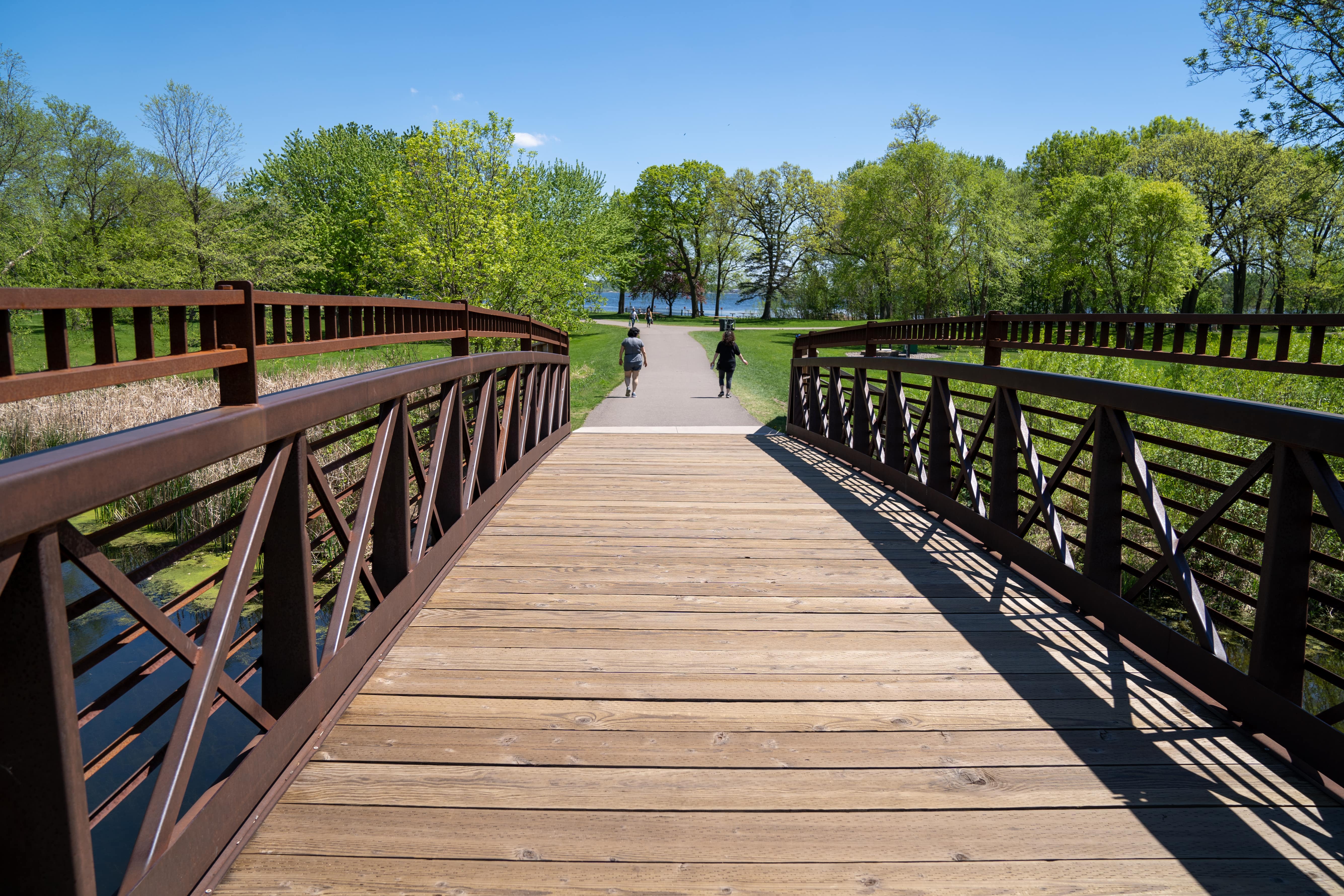 Bridge at Clifton E French Regional Park in Plymouth, MN